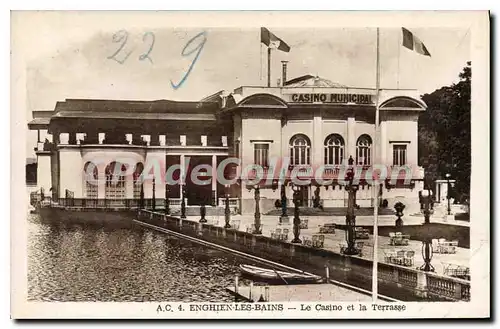 Cartes postales Enghien les Bains Le Casino et la Terrasse