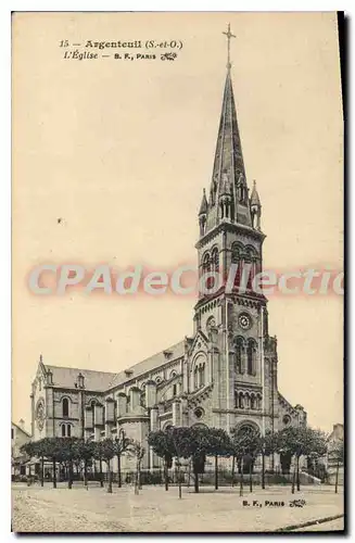 Cartes postales Argenteuil Val Notre Dame  l'Eglise