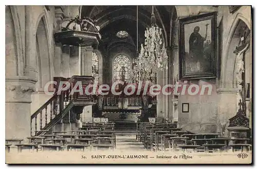 Cartes postales Saint Ouen L'Aumone Interieur de l'Eglise