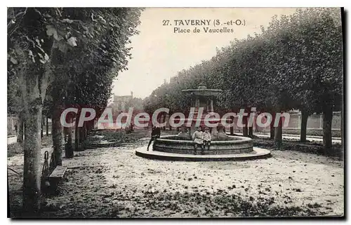 Cartes postales Taverny Place de Vaucelles