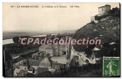Cartes postales La Roche Guyon Le Chateau et le Donjon