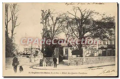 Cartes postales Enghien les Bains Hotel des Quatre Pavillons