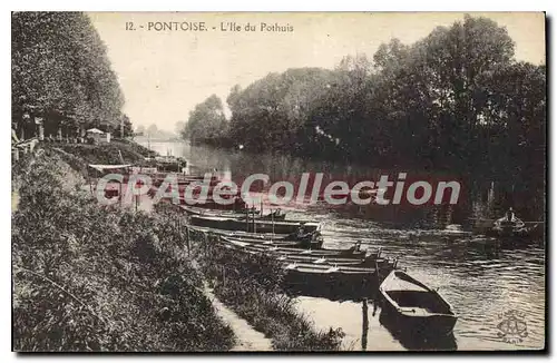 Ansichtskarte AK Pontoise L'Ile du Pothuis