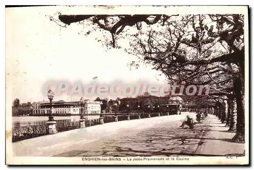 Cartes postales Enghien les Bains La Jetee Promenade et le Casino