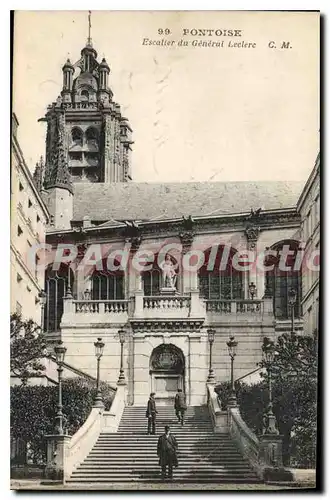 Cartes postales Pontoise Escalier du General Leclerc