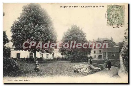 Cartes postales Magny en Vexin Le Jardin de la Ville