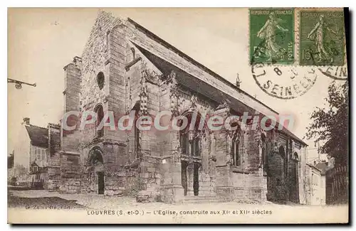 Cartes postales Louvres L'Eglise