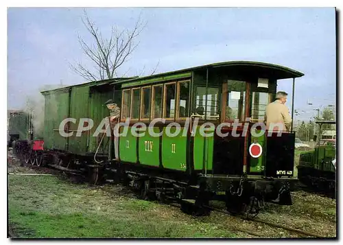 Cartes postales moderne Musee des Transports de la Vallee du Sausseron gare de Valmondois locomotive train