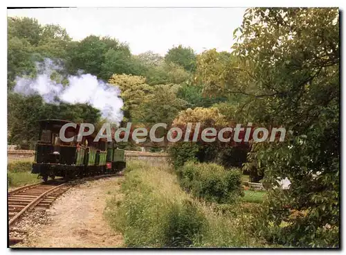 Cartes postales moderne Musee des Transports de la Vallee du Sausseron gare de Valmondois locomotive train