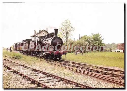 Moderne Karte Musee des Transports de la Vallee du Sausseron gare de Valmondois gare de Ligr�rivi�re locomoti