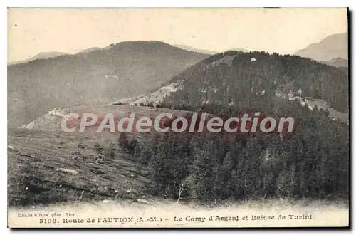 Cartes postales Route de l'Aution Le Camp d'Argent et Baisse Turini