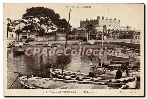 Cartes postales Cannes Croisette Palm Beach