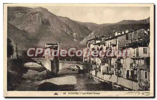 Cartes postales Sospel Le pont vieux