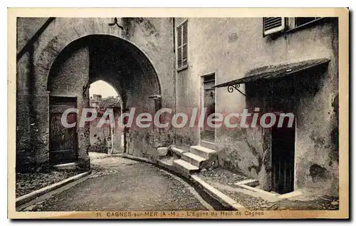 Cartes postales Cagnes sur Mer L'Eglise du Haut de agnes