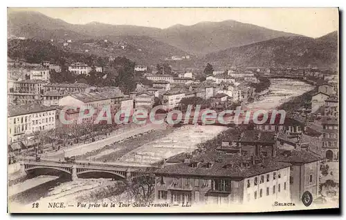 Cartes postales Nice vue prise de la Tour Saint Francois