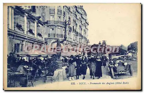 Cartes postales Nice Promenade des Anglais (Hotel Rubi)