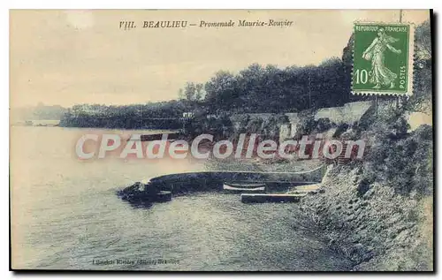 Cartes postales Beaulieu Promenade Maurice Rouvier