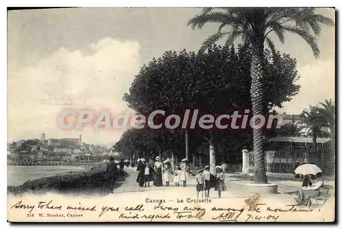 Cartes postales Cannes La Croisette