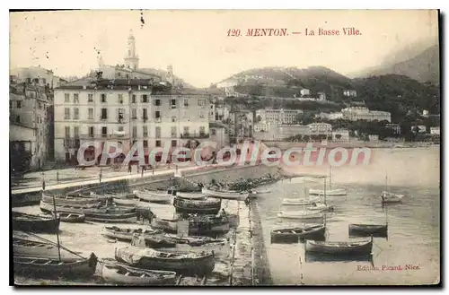 Cartes postales Menton La Basse Ville