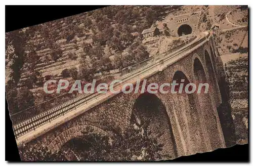 Cartes postales Sospel Viaduc Bassera et le Tunnel Gracian sur la ligne Nice Coni