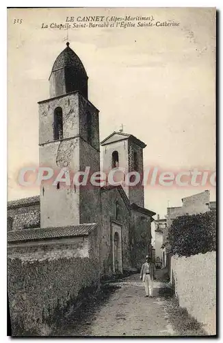 Cartes postales Le Cannet La Chapelle Saint Barnabe et l'Eglise Sainte Catherine