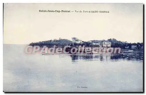 Cartes postales Saint Jean Cap Ferrat Vue du Port et Saint Hospice