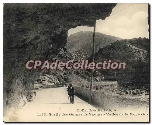 Ansichtskarte AK Sortie des Gorges de Saorge Valee de la Roya