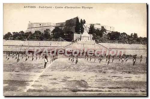 Cartes postales Antibes Fort Carree Centre d'Instruction Physique