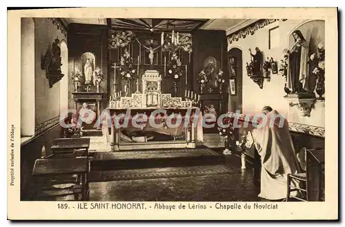 Cartes postales Ile Saint Honorat Abbaye de Lerins Chapelle du Noviciat