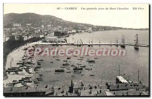 Cartes postales Cannes Vue generale prise du Mont Chevalier