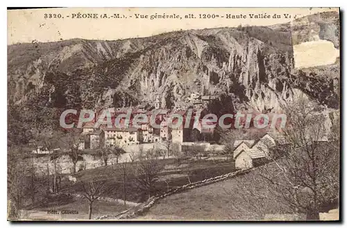 Cartes postales Peone Vue generale Haute Vallee