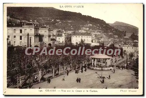 Ansichtskarte AK Grasse Vue sur le Cours et le Casino