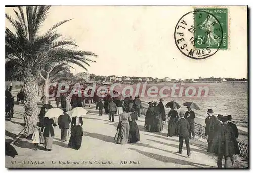 Cartes postales Cannes Le Boulevard de la Croisette