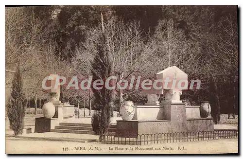 Cartes postales Breil La Place et le Monument aux Morts