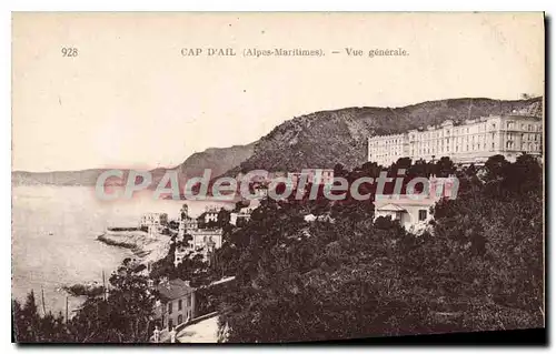 Cartes postales Cap d'Ail Vue generale