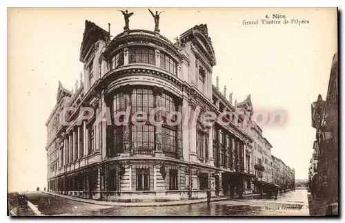 Cartes postales Nice Grand Theatre de l'Opera