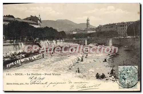 Cartes postales Nice Le Paillon Pont vieux