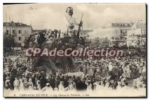 Cartes postales Carnaval de Nice Les Chasses de Tartarin