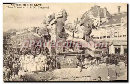 Cartes postales Carnaval de Nice XLVII Place Massena