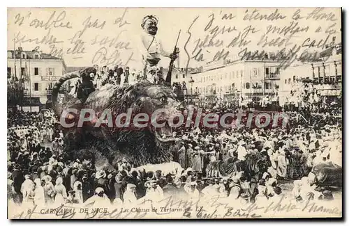 Cartes postales Carnaval de Nice Les Chasses de Tartarin