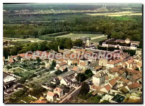 Moderne Karte Champs sur Marne Vue generale aerienne