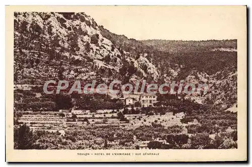 Cartes postales Toulon Hotel de l'Ermitage Vue generale