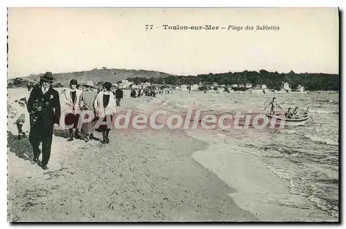 Ansichtskarte AK Toulon sur Mer Plage des Sablettes