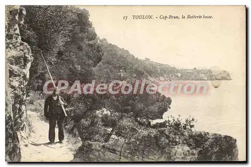 Cartes postales Toulon Cap Brun la Batterie basse