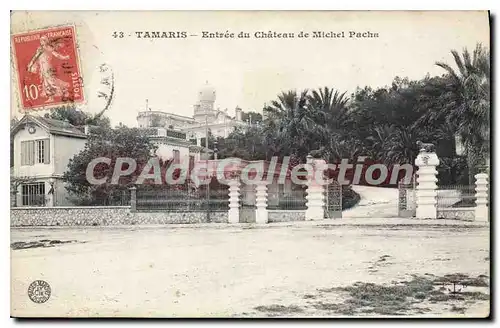 Cartes postales Tamaris Entree du Chateau de Michel Pacha