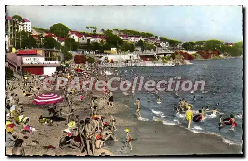 Cartes postales Toulon La plage vue sur le Cap Brun