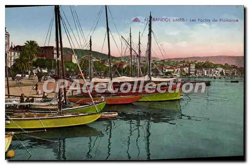 Cartes postales Bandol s Mer Les Yachts de Plaisance