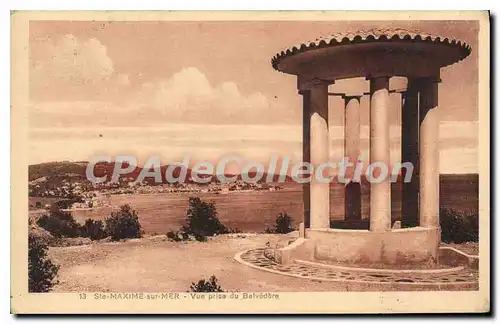 Cartes postales Ste Maxime sur Mer Vue prise du Belvedare