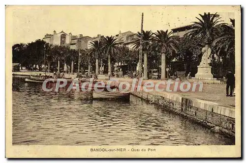 Cartes postales Bandol sur Mer Quai du port