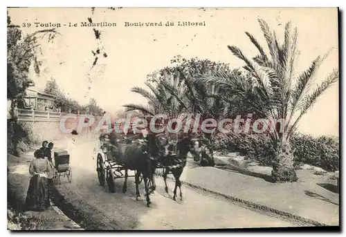 Cartes postales Toulon Mourillon Boulevard du Littoral